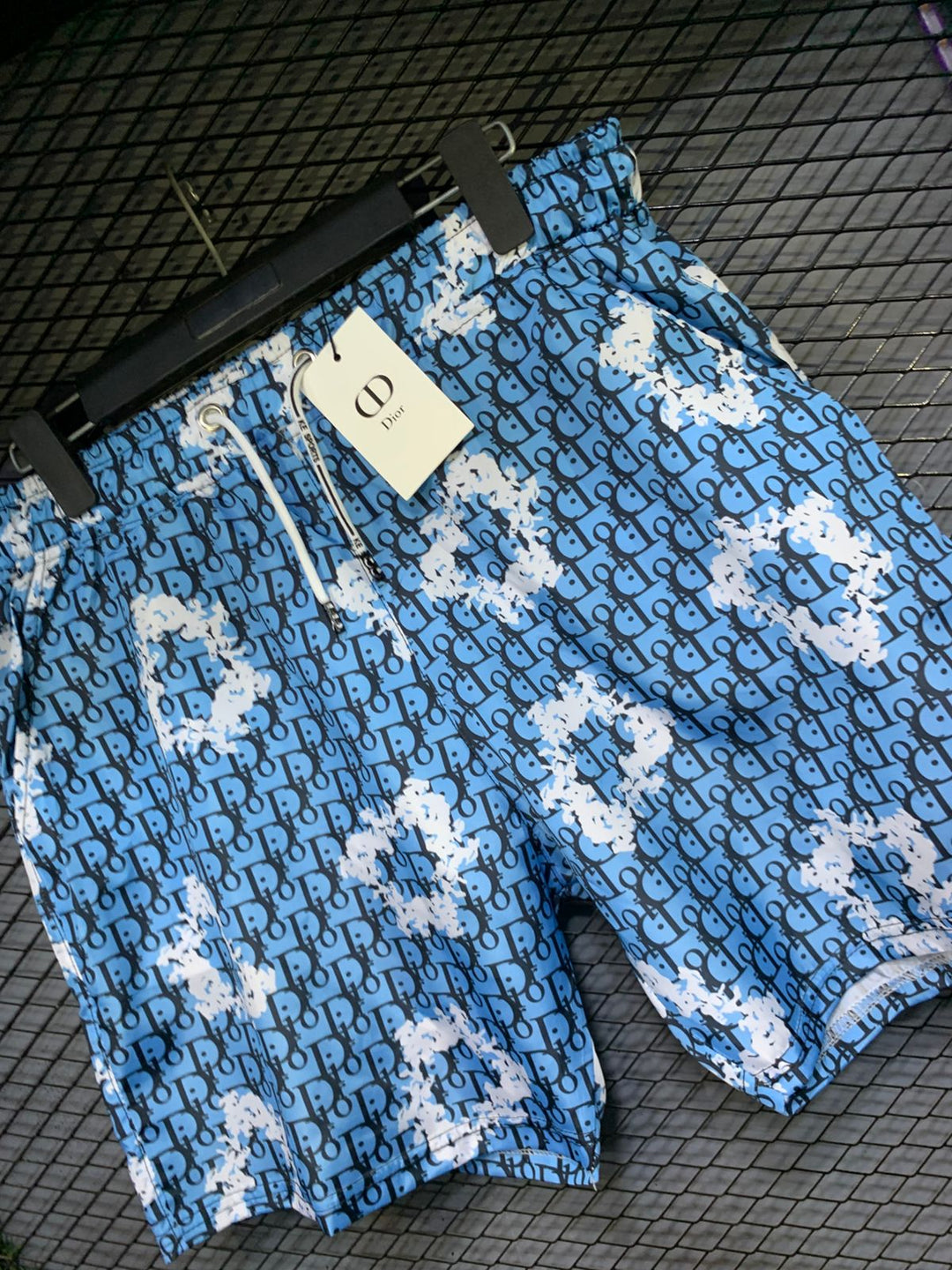 DR Oblique Blue Cloud Swimwear Short