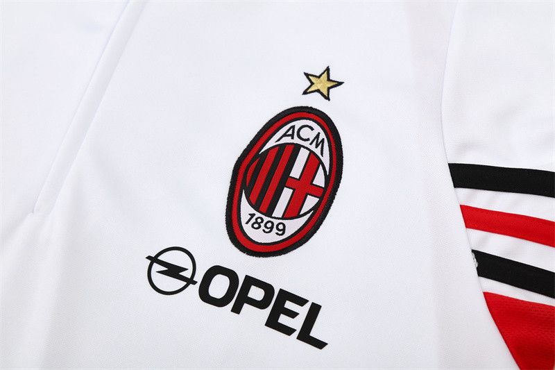 AC Milan White Retro Training Suit Top
