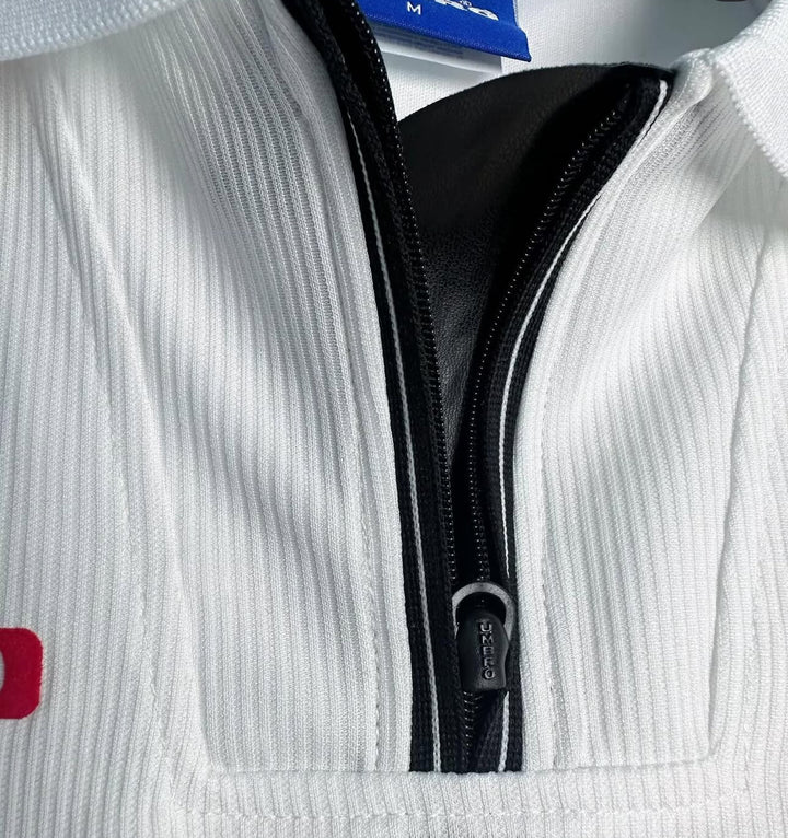 Manchester United white Umbro 1998-1999 long-sleeve away