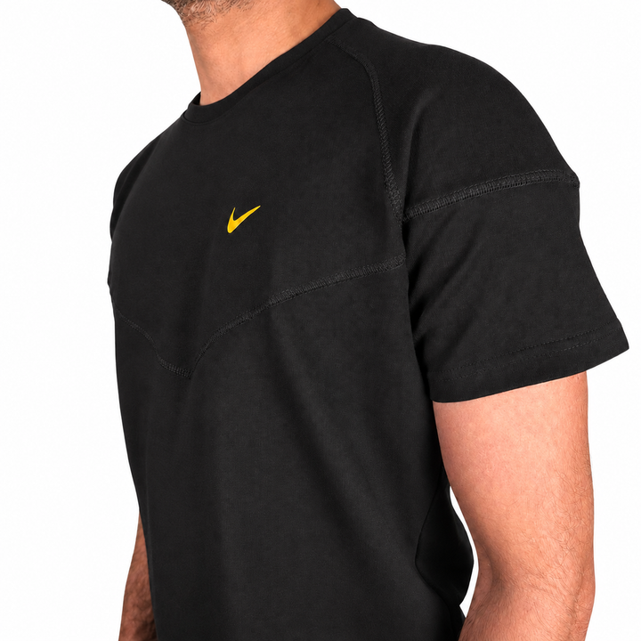Men’s Black Performance T-Shirt &amp; Shorts Set