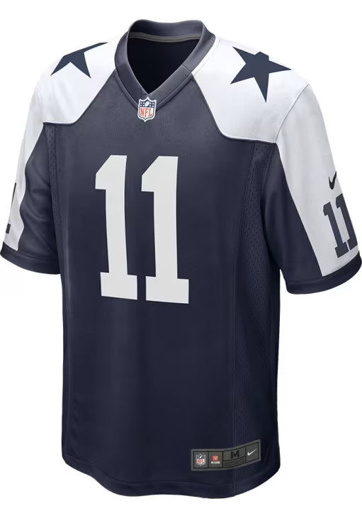 Micah Parsons Dallas Cowboys Navy Blue Throwback Football Jersey