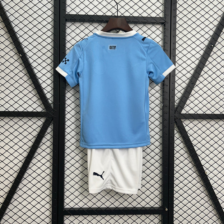 Man City Home Kids Kit 2025/26