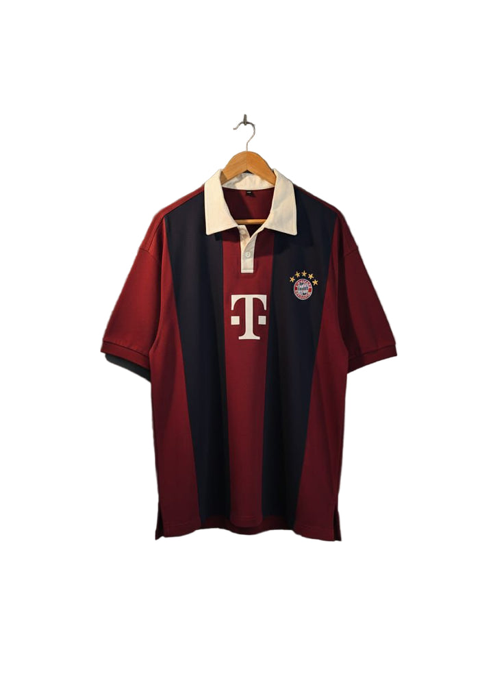 Bayern Munich Polo Shirt (Red,Blue)