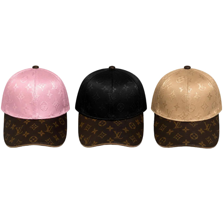 Contrast Monogram Luxe Cap