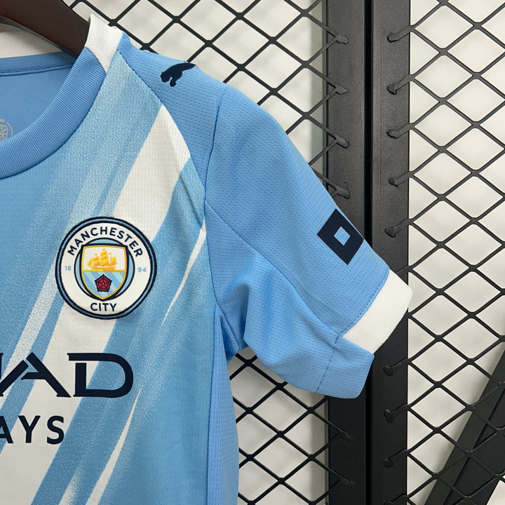 Man City Home Kids Kit 2025/26