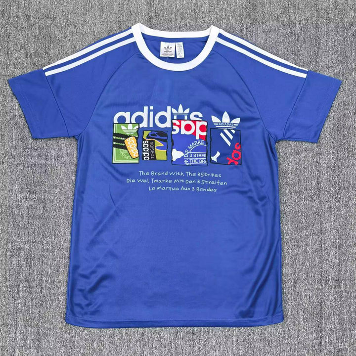 Adidas Cultural Graphic T-Shirt – Blue Edition