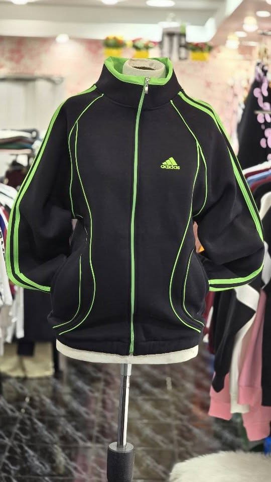 Premium Half-Zip Oversized Jacket – Athletic Streetwear Edition