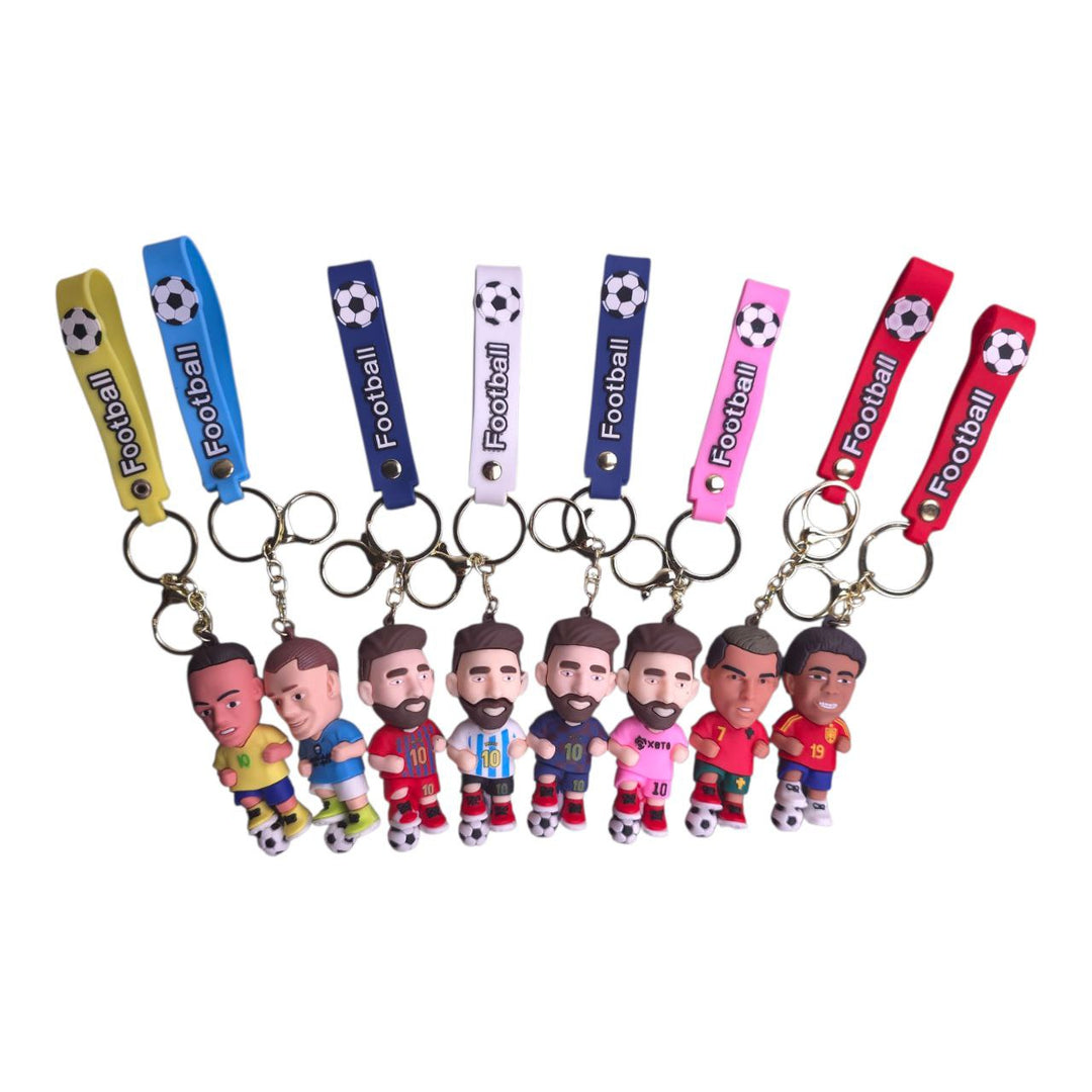 Mini Football Player Keychain – Cartoon Style – amzunit