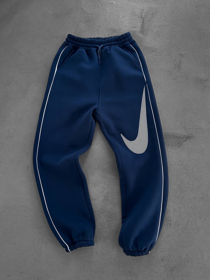 Nike Oversized Jogger Sweatpants with Large Swoosh