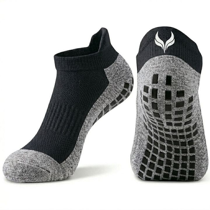 AMZUNIT Anti-Slip Sports Socks – Breathable Grip Socks for Football & Training (3 Colors)