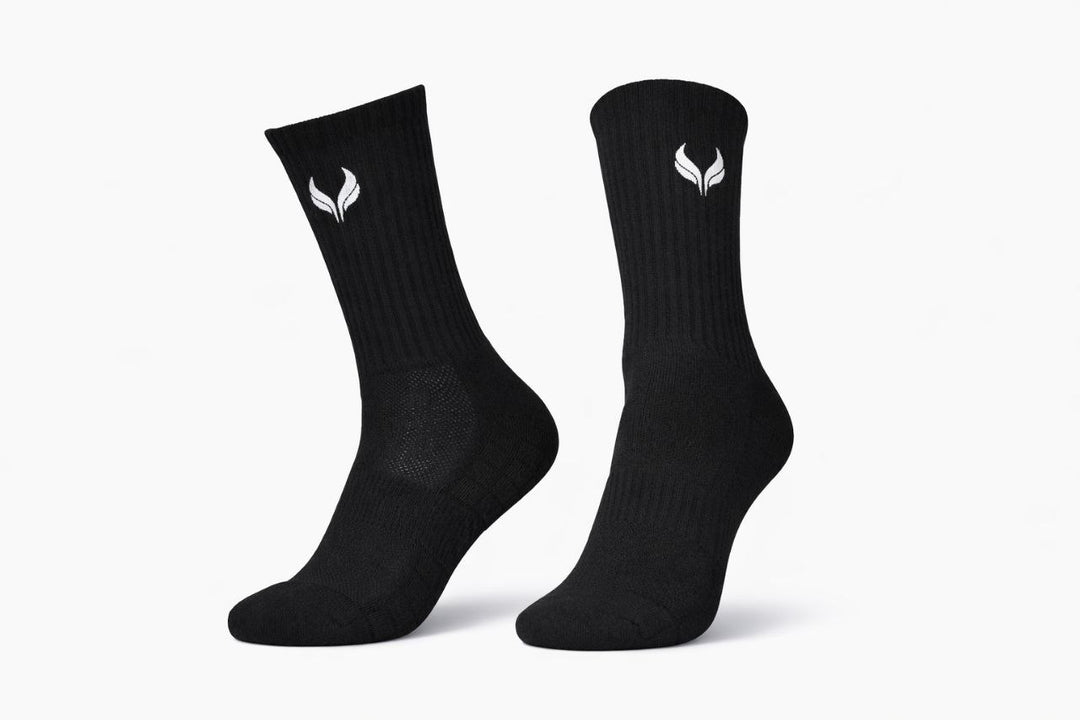 AMZUNIT Performance Crew Socks – Breathable Lightweight Sports Socks with Arch Support