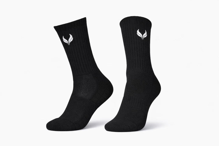 AMZUNIT Performance Crew Socks – Breathable Lightweight Sports Socks with Arch Support