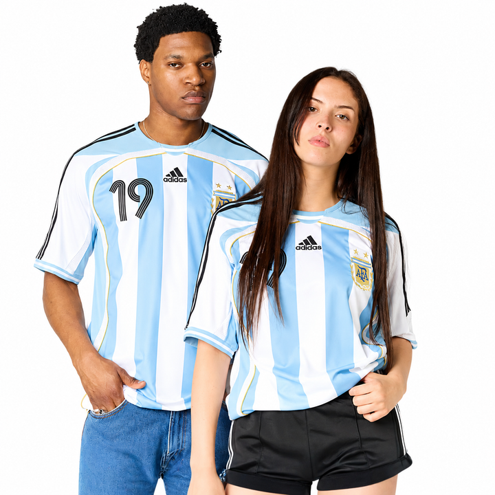 Argentyna Home No.19 MESSI ADIDAS 2006 World Cup