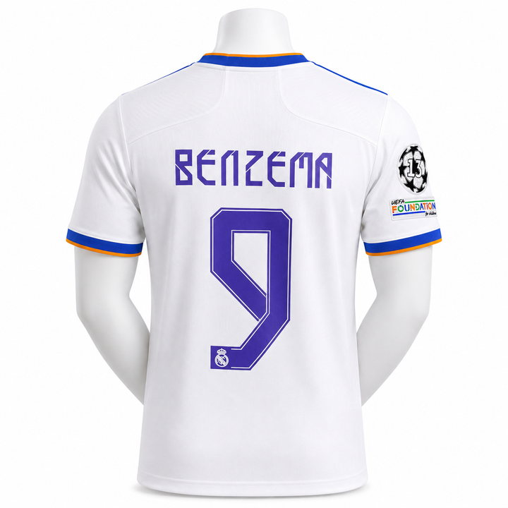 RM Home classic 2021/22  Benzema 9 With Badges