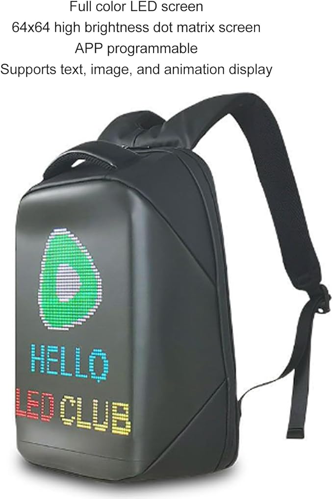 GlowBag 5X –B LED Smart Backpack