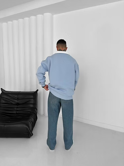 Argentina Half-Zip Oversized Sweatshirt – Premium Football Streetwear