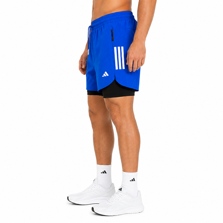 Blue 2-in-1 Training Shorts