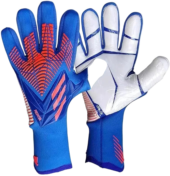 Predator Elite Goalkeeper Gloves – Blue/Red Control Edition
