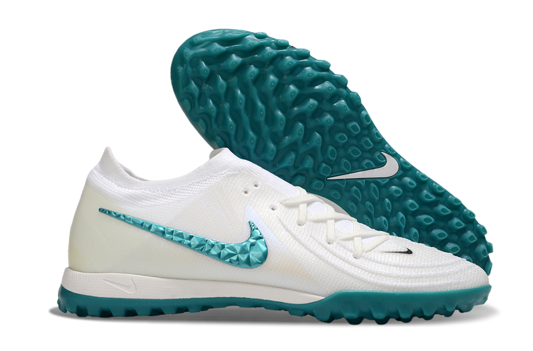 Nike Phantom GX 2 Elite TF Artificial Turf Soccer Shoes - Pink/Blue/Gold (Copy)