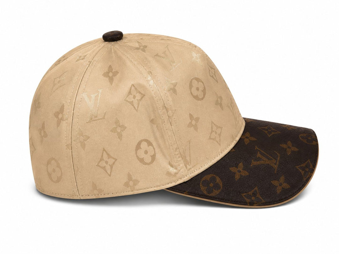 Contrast Monogram Luxe Cap