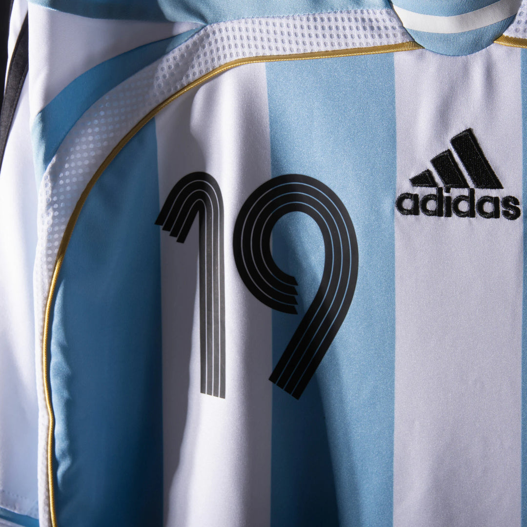 Argentyna Home No.19 MESSI ADIDAS 2006 World Cup