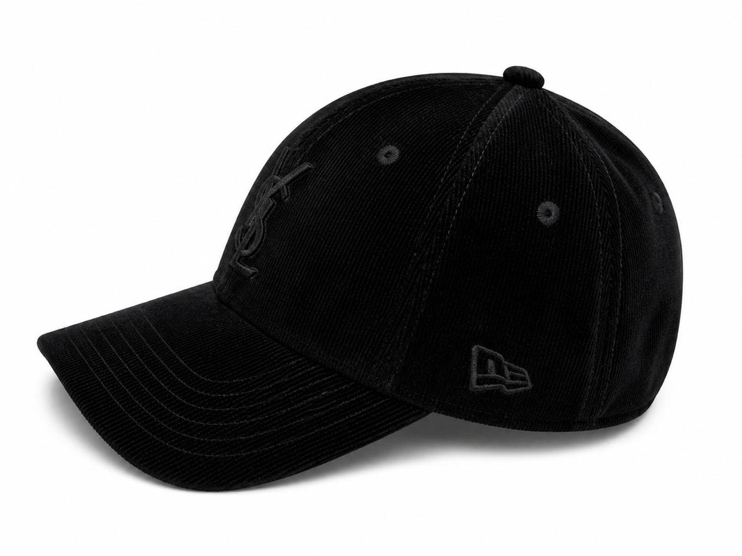 Monochrome Velvet Luxury Cap