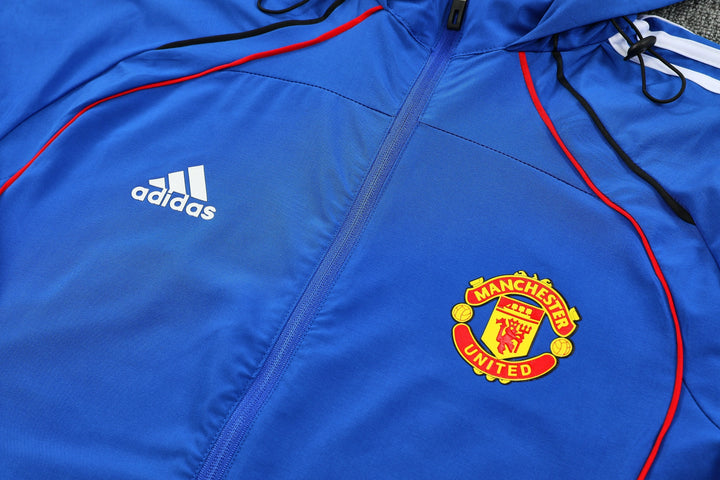 MAN UNITED Hoodie Jacket Suit Blue