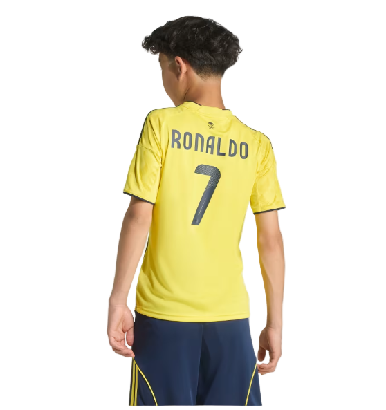 Al-Nassr Kids Home Kit 2025/26 WITH RONALDO 7
