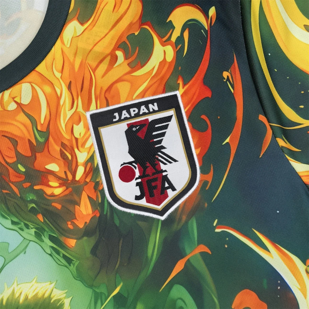 Japan Sauron Green Fire Special Jersey 25-26