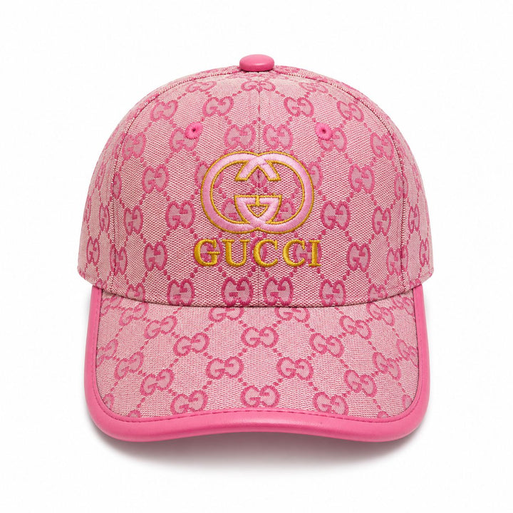 Pink Luxe Monogram Cap – Double G Style