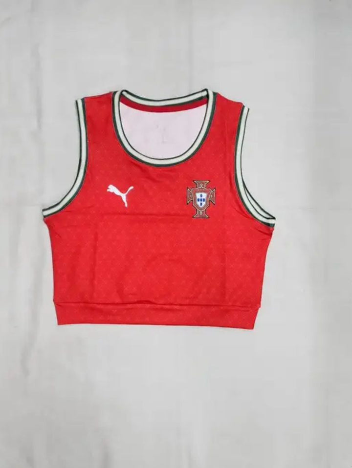 Portugal home women's crop top 2025/26