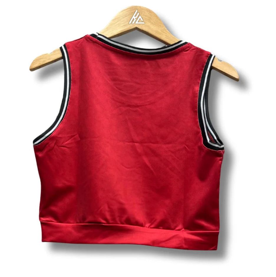 Man United Home Women Crop Top
