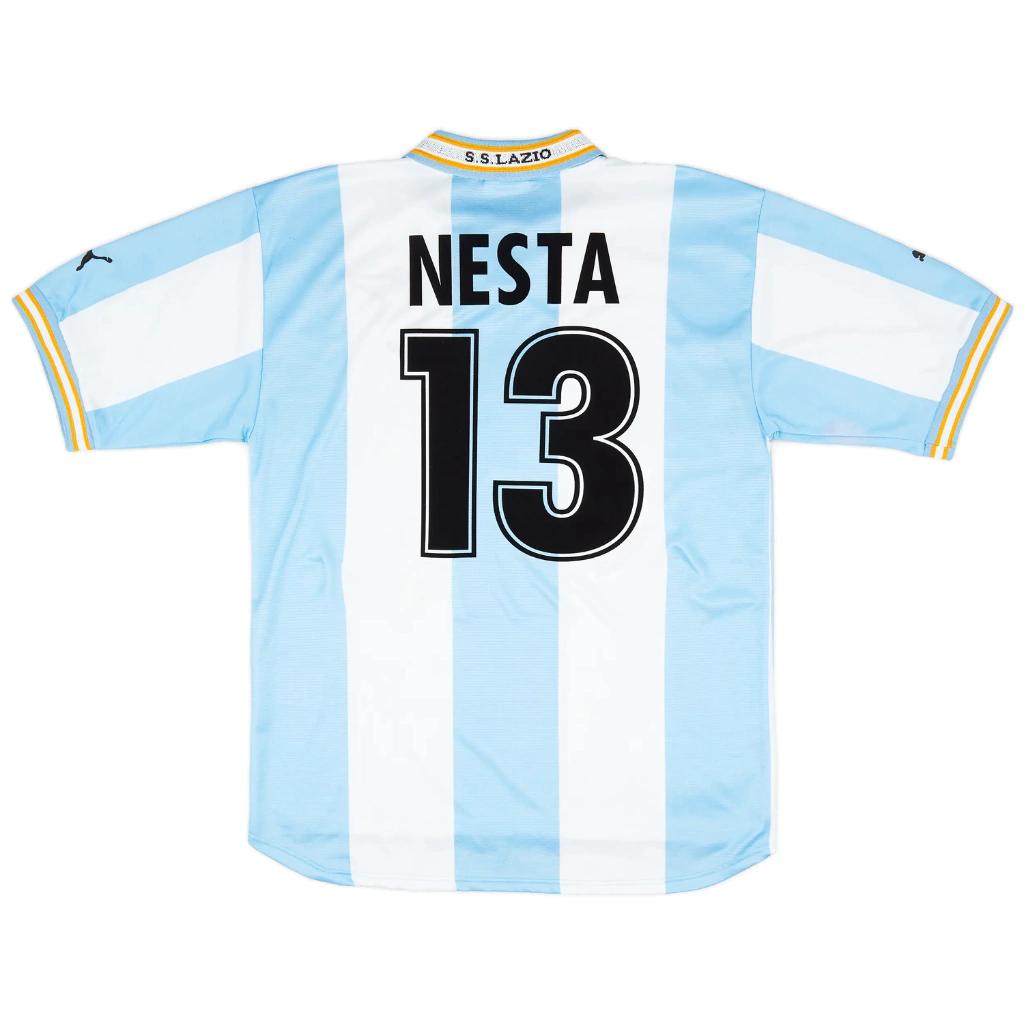 Lazio home jersey with the "NESTA 13" 1999-2000