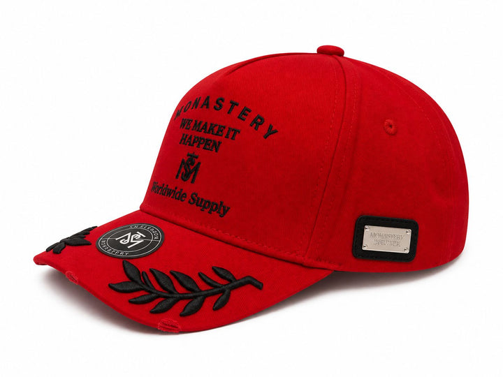 Red Statement Street Cap