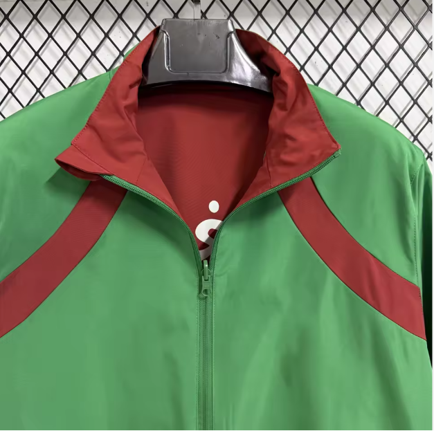 Morocco Club Windproof Reversible Jacket Football Team Training Jacket