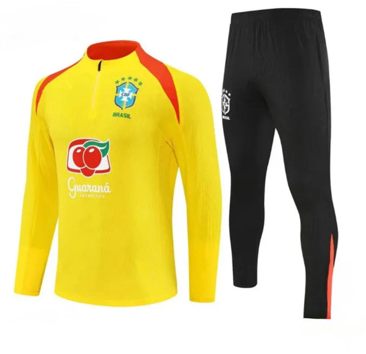 Brazil yellow Training Tracksuit