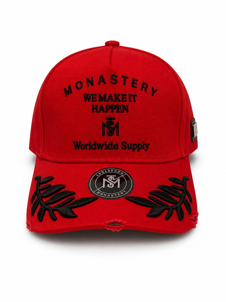 Red Statement Street Cap