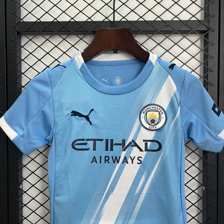 Man City Home Kids Kit 2025/26
