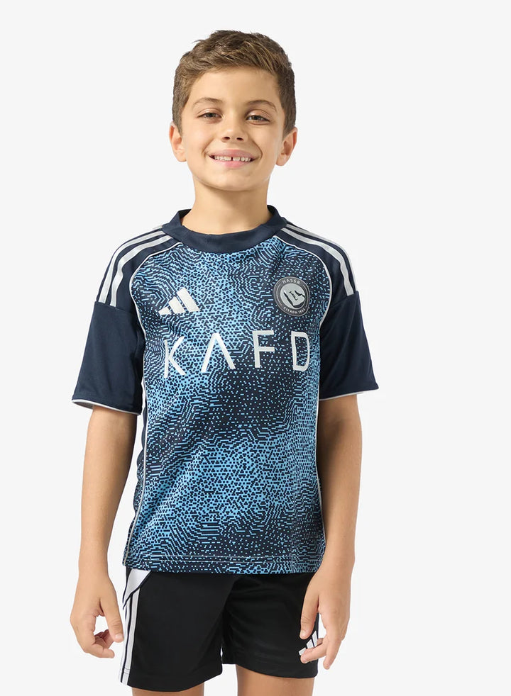 Al-Nassr Kids Away Kit 2025/26 WITH RONALDO 7