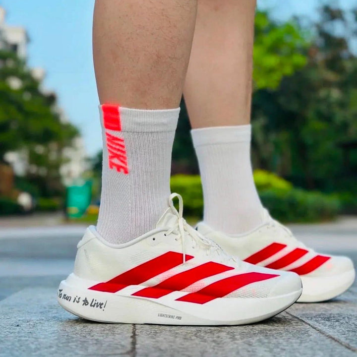 adidas Adizero EVO SL Off White Better Scarlet