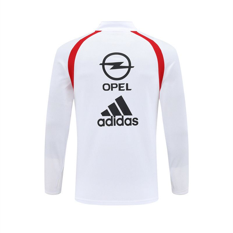 AC Milan White Retro Training Suit Top
