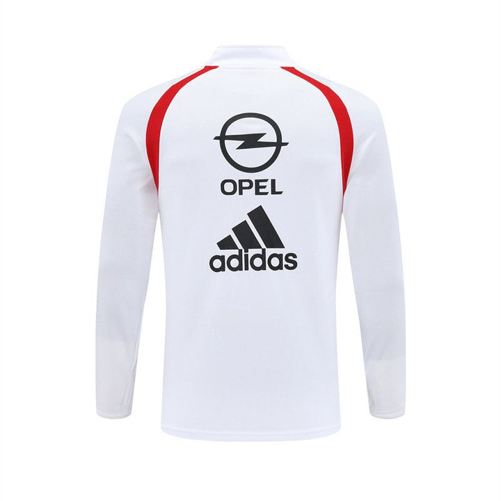 AC Milan White Retro Training Suit Top