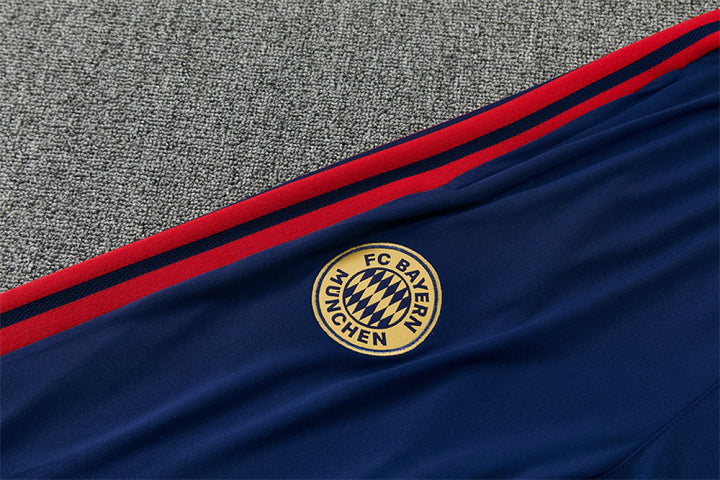 Bayern Munich Light Blue Training Tracksuit 2027 – Quarter Zip Top &amp; Pants
