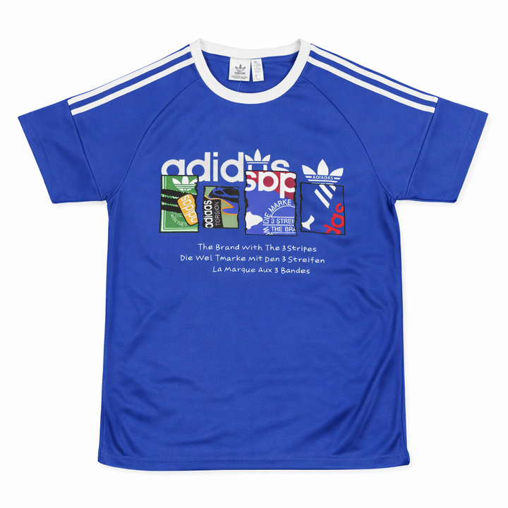 Adidas Cultural Graphic T-Shirt – Blue Edition