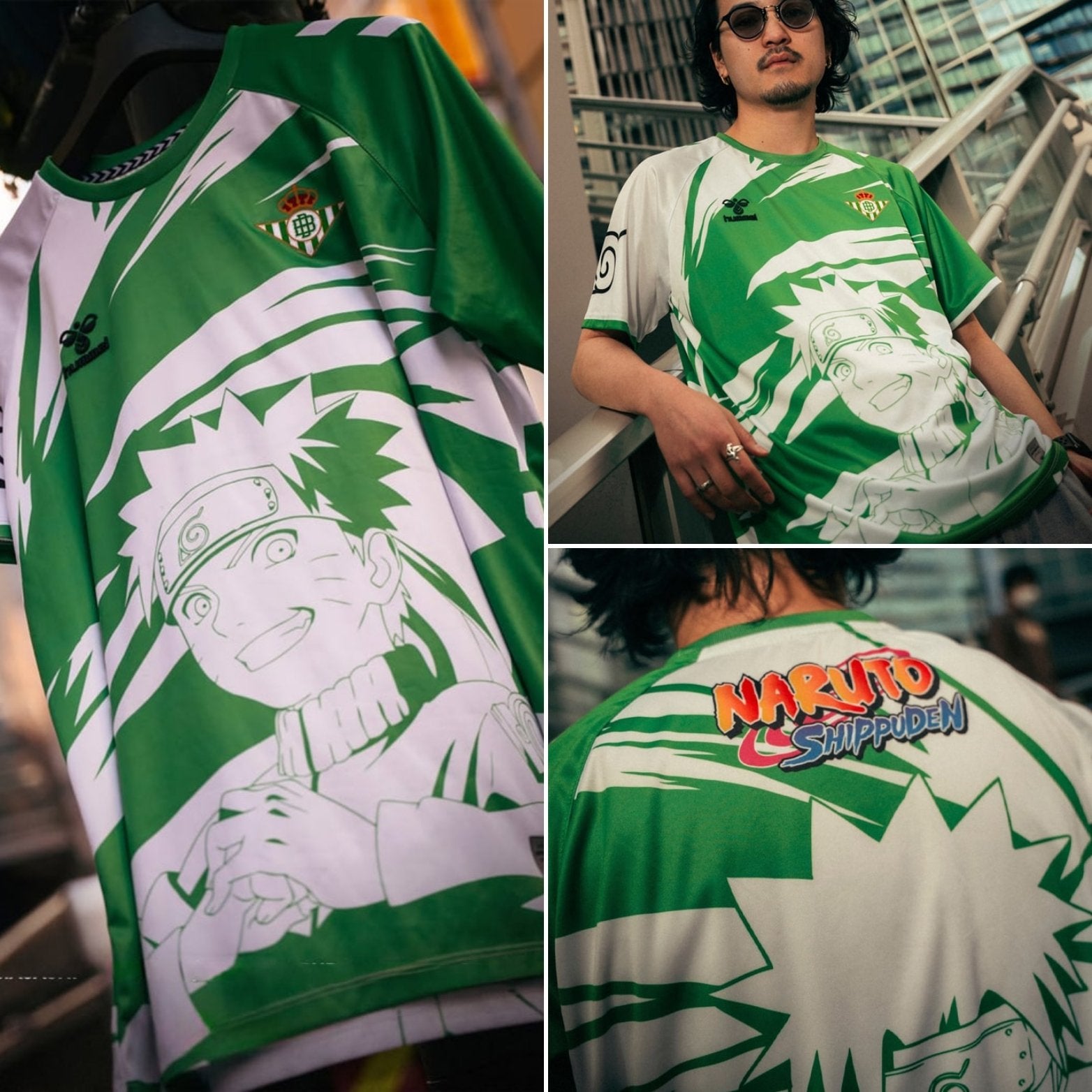 レアル・ベティス × NARUTO ナルト疾風伝 ユニフォーム Lサイズ Real Betis Naruto Forması Jersey 2025/26 – amzunit