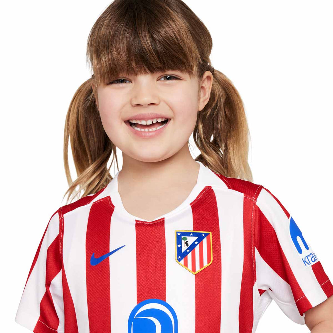 Atletico Madrid Home Kids Kit 2025/26