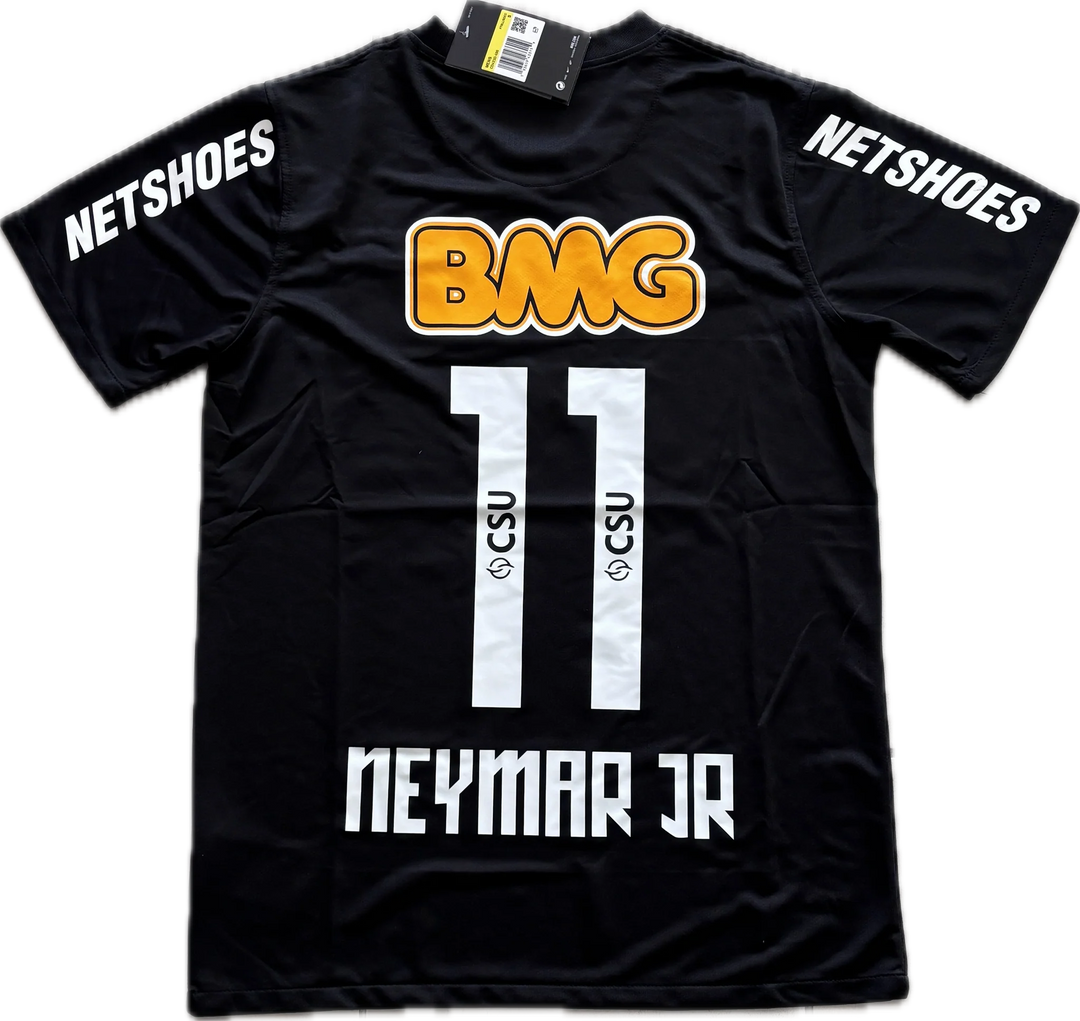 Santos Away Black Neymar Jr 11 Classic Jersey 2011/12 – amzunit