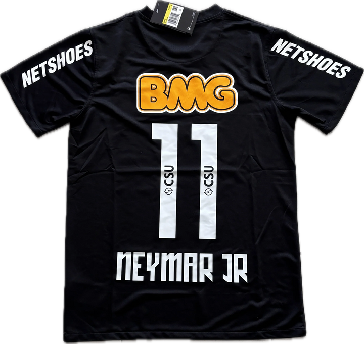 Santos Away Black Neymar Jr 11 Classic Jersey 2011/12