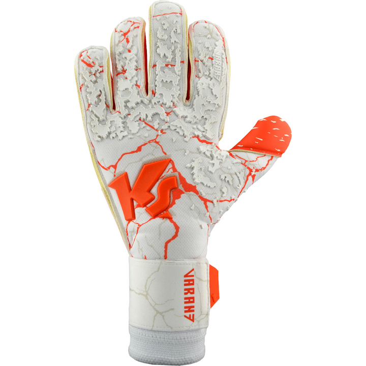 Varenz KS Pro Goalkeeper Gloves – White Lightning Edition