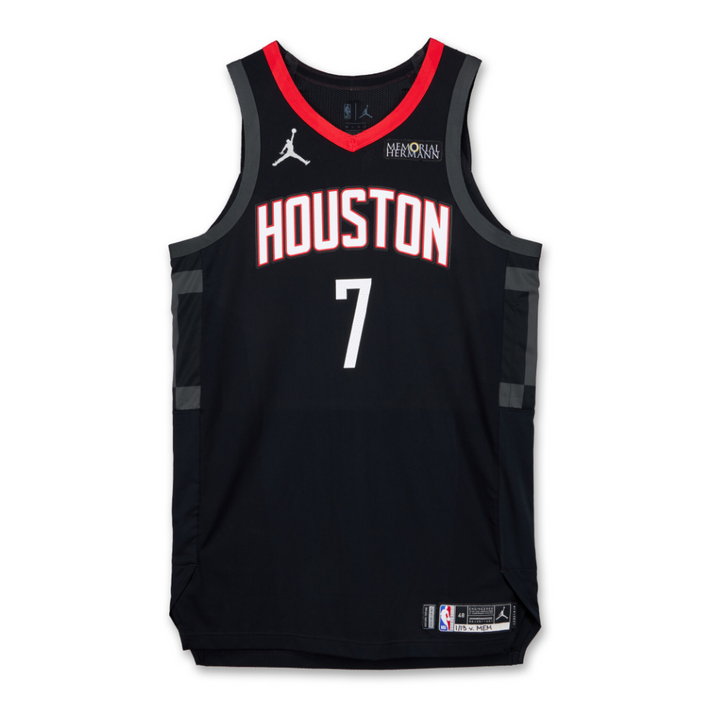 Jalen Green Houston Rockets 2023-2024 Game Worn Statement Edition Jersey | Double-Double | 37 Points